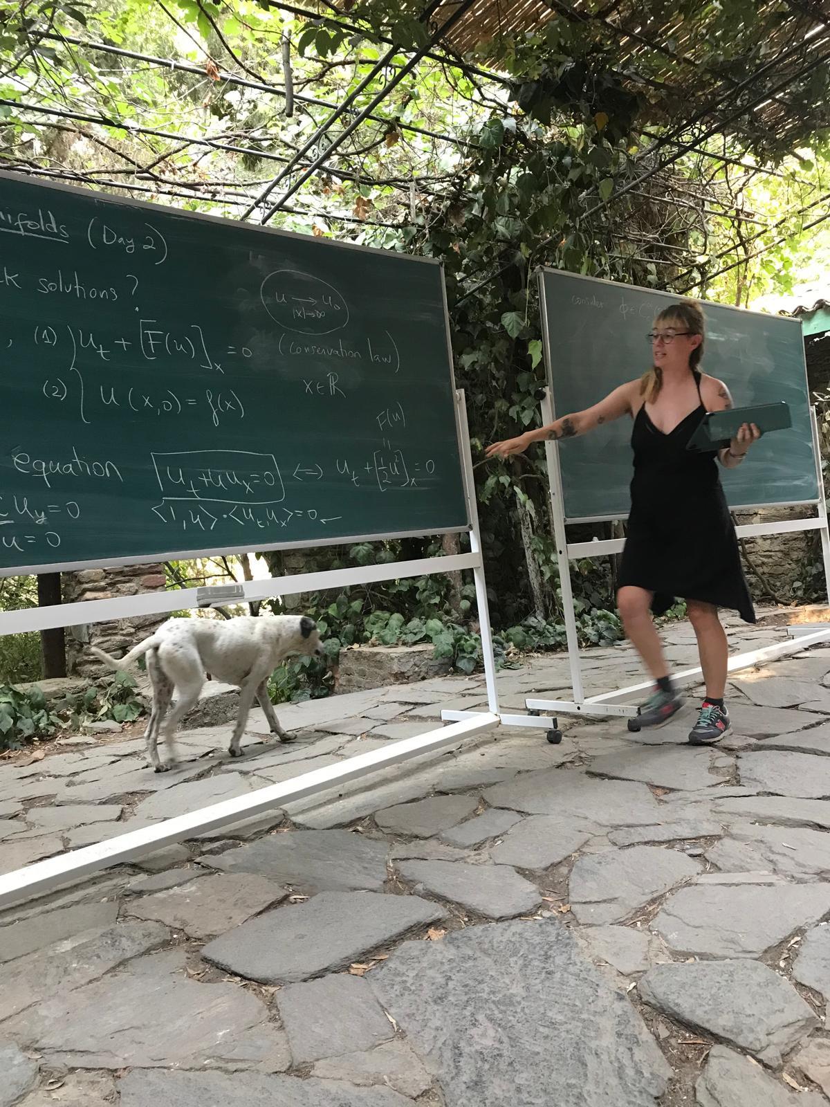 Padi teaching at the math village